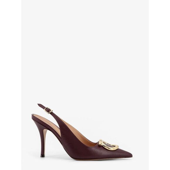 FERRAGAMO Shoes - Ferragamo Women Sara 95 Leather Slingback Pumps